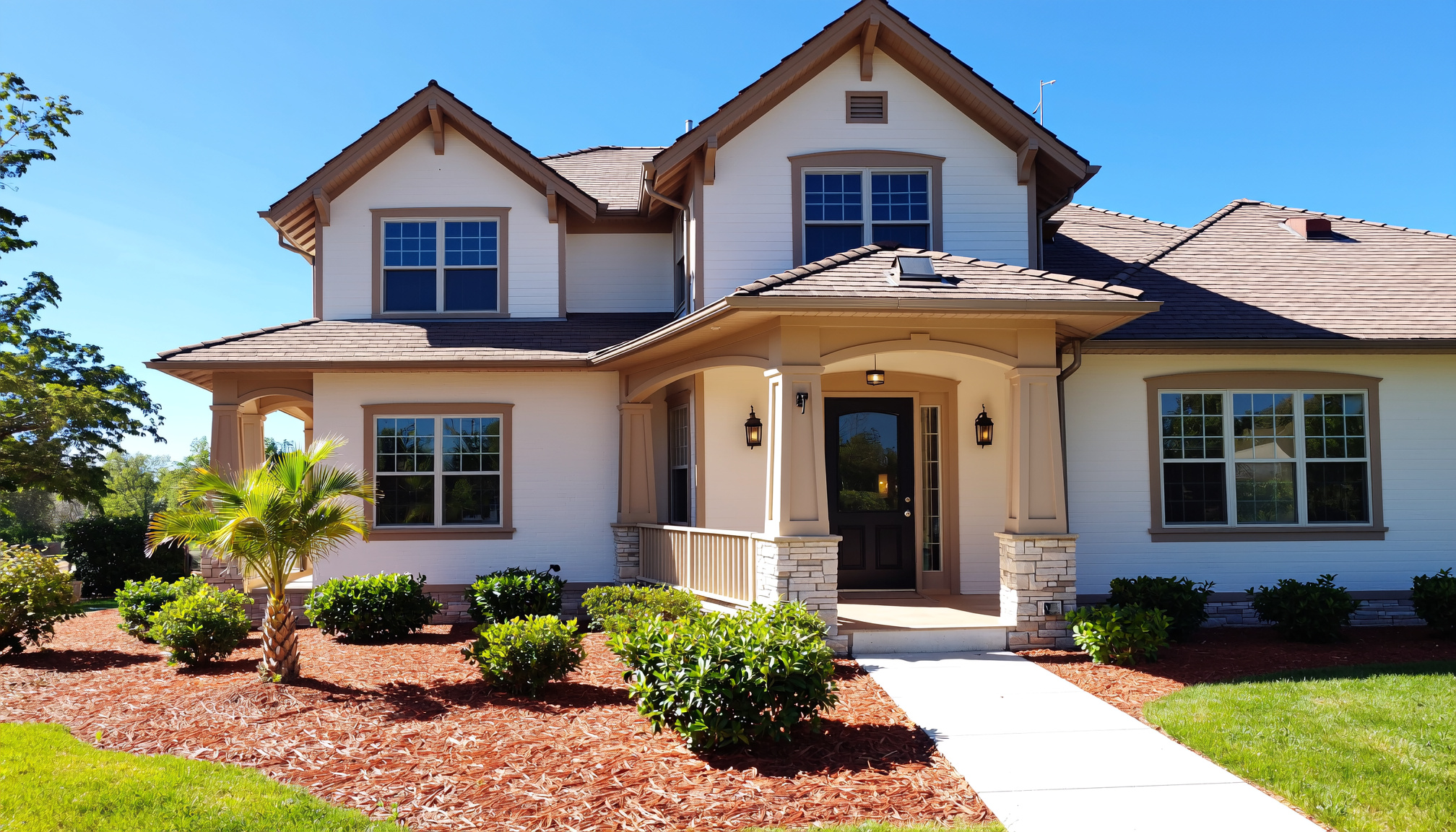 Coral Springs, FL with seamless rain gutters Coral Springs, FL with seamless rain gutters